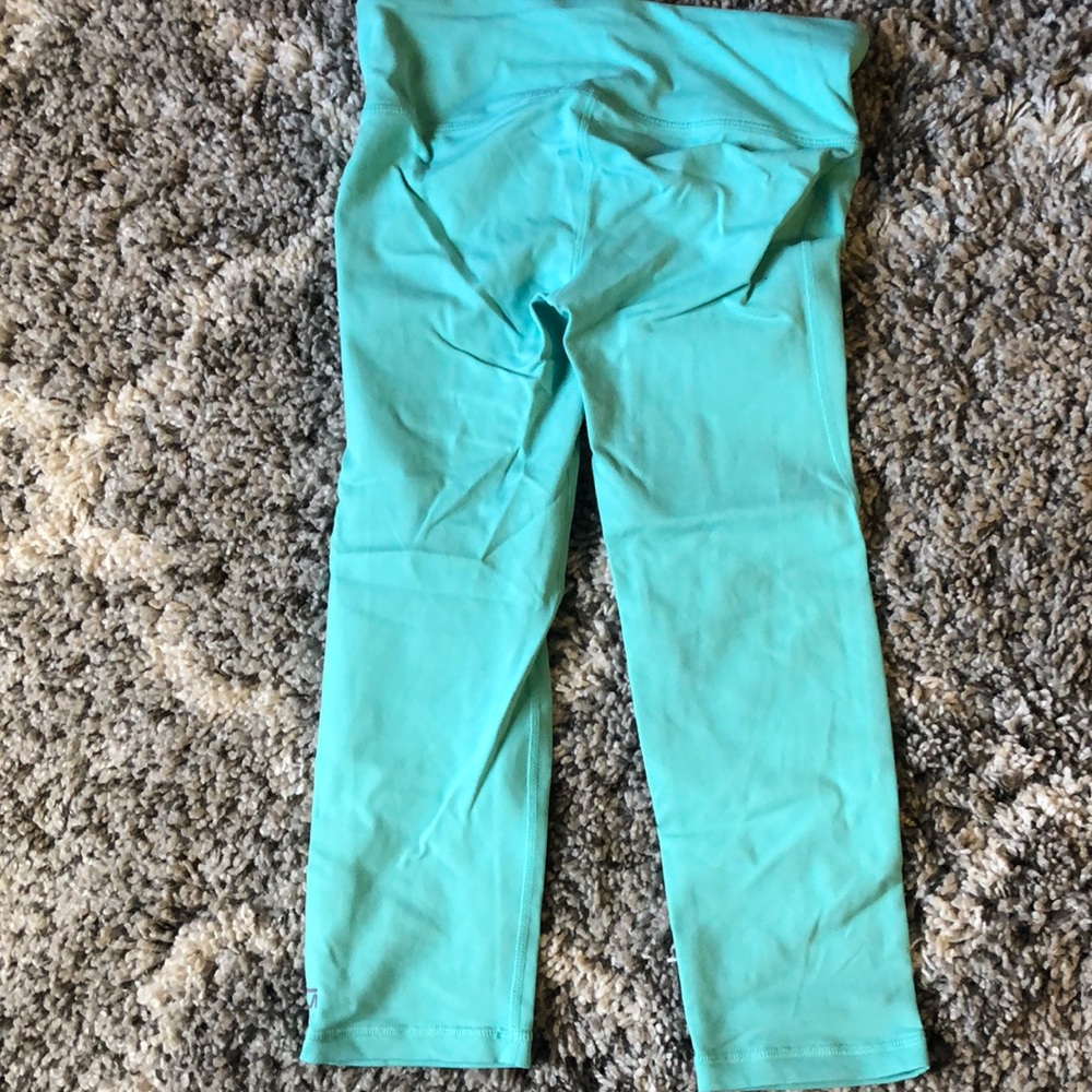 Gap body bright blue cropped leggings
